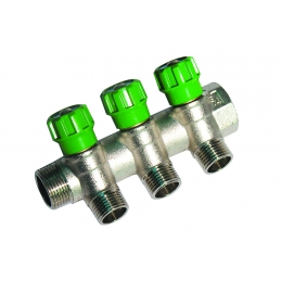 Collettore Lineare Con Rubinetti D'arresto 3 Derivazioni Impex - 3/4 X 1/2 320-B18663