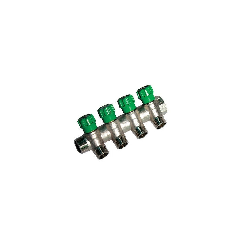 Collettore Lineare Con Rubinetti D'arresto 4 Derivazioni Impex - 3/4 X 1/2 320-B18664