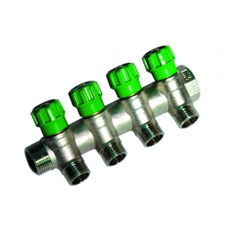 Collettore Lineare Con Rubinetti D'arresto 4 Derivazioni Impex - 3/4 X 1/2 320-B18664