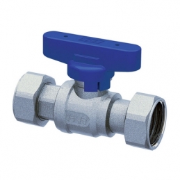 Valvola D'intercettazione A Sfera F-f Cromata Con Calotte Mobili - 3/4" 321-3037-05