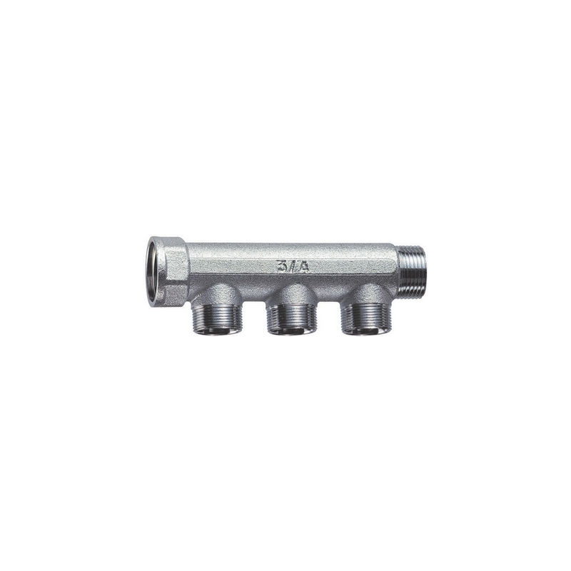 Collettore Cromato A 3 Derivazioni (far) - M.f. 3/4 321-3350-05
