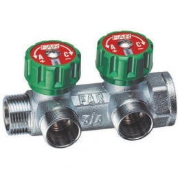 Collettore 2 Derivazioni Attacco M.f. (far) - 3/4 321-3825-05