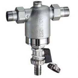 Filtro Per Impianti Sanitari Con Attacchi Manometro Mm Cromo - 1/2" 321-3943-04
