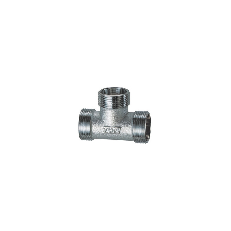 Raccordo A T 3 Monoconi Cromato Per Rame (far) - 1/2 (24 X 19) 321-5410-04