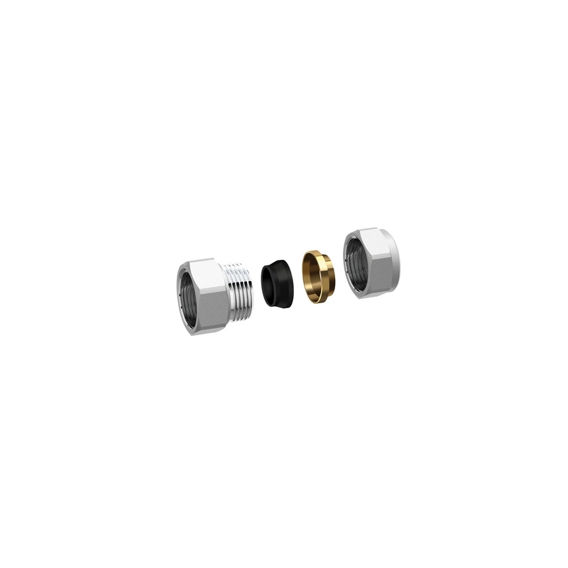 Raccordo Adattatore Cromato Per Tubo Rame - 3/4" X 18 321-5807-0518