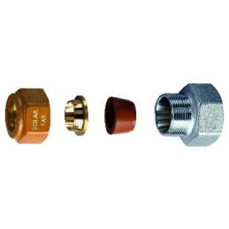 Niplex Femmina Completo Di Kit Di Tenuta Per Impianti Solari - 3/4 - Diam. 18 321-5872-0518