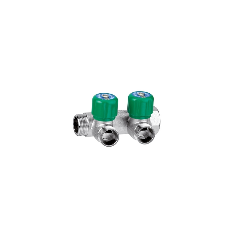 Collettore 2 Derivazioni M.f. Regolabili - 3/4" 322-2502-05