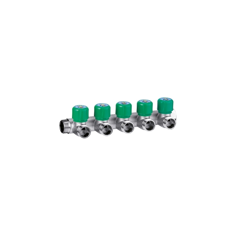 Collettore 5 Derivazioni Regolabili - 3/4" 322-2505-05