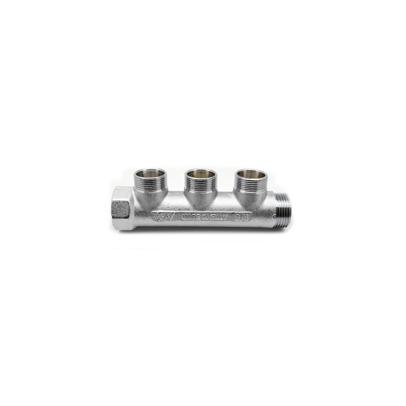 Collettore 3 Derivazioni M.f. - Cromo 1" 322-3023-06