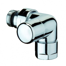 Detentore D'arredo Ad Angolo Sx Cromo-lucido - 1/2" 322-31SXCR-04