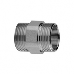 Raccordo Doppio Cromo - 1/2" 322-414C-04