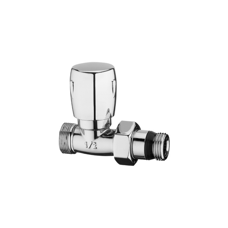 Valvola D'arredo Diritta Cromo - 1/2" 322-45CR-04