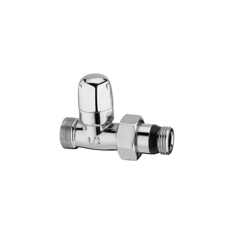 Detentore D'arredo Diritto Cromo - 1/2" 322-46CR-04
