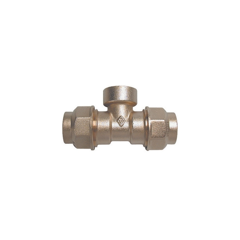 Raccordo A Tee Femmina In Ottone - 1" X 32 332-8025-0632