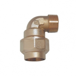 Raccordo A Gomito Maschio In Ottone - 1/2 X 20 332-8035-0420