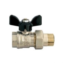 Valvola A Sfera A Passaggio Totale Fil. F Raccordo Per Collettori - 3/4" X 3/4" Pn 40 354-R4504-05