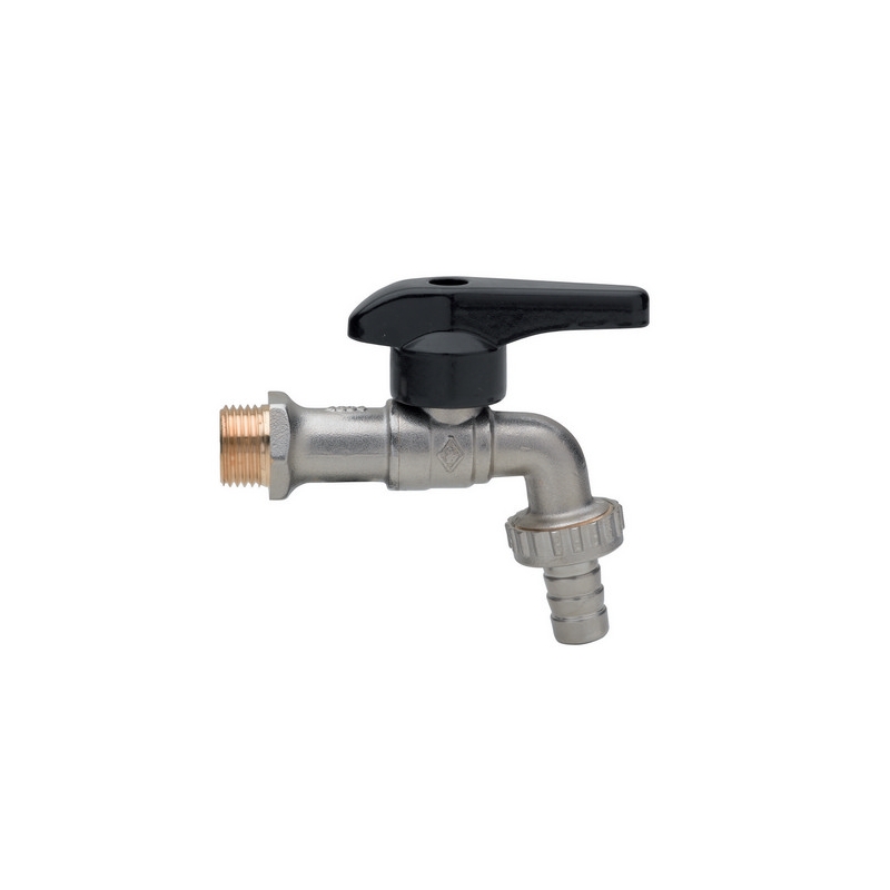 Valvola A Sfera Per Erogazione Con Portagomma E Leva In Alluminio - 3/8" Dn 10 Pn 30 354-R4904-03