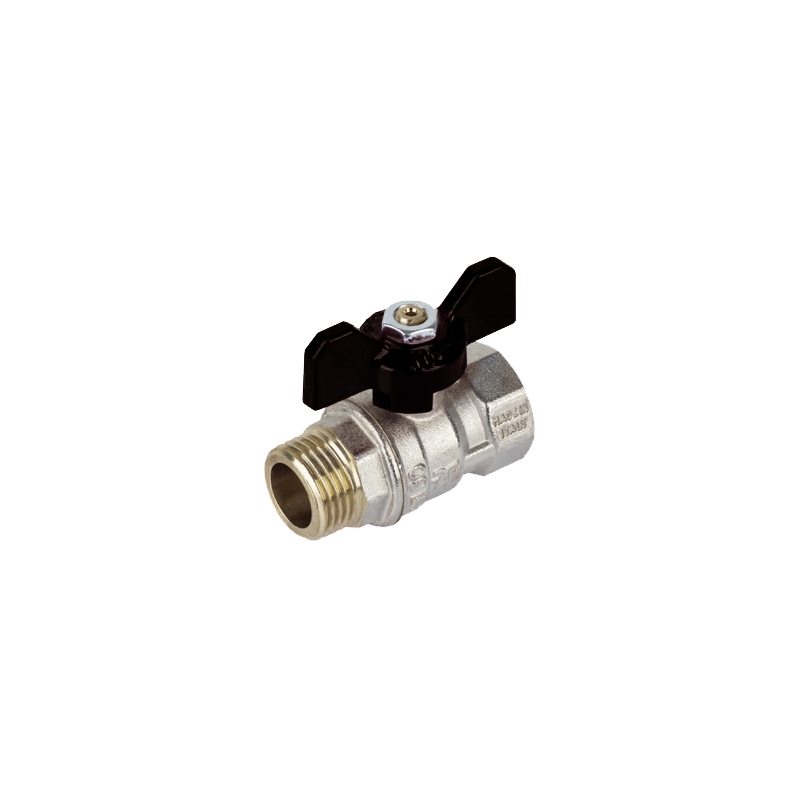 Valvola A Sfera Mf Mistral Passaggio Standard Con Farfalla - 3/4" Dn 18 Pn 30 354-TM2371-05
