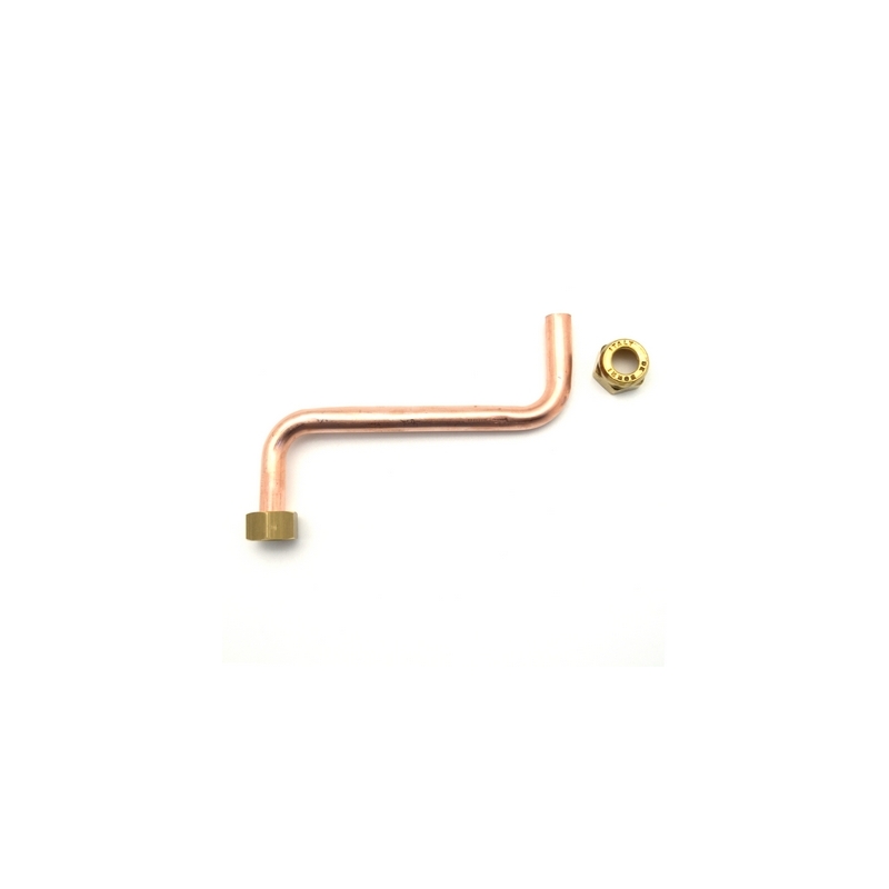 Tubo Rame A S Con 2 Calotte 3/8 134-0315