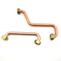2 Tubi Rame Con Calotte Per Galleggiante 134-0316