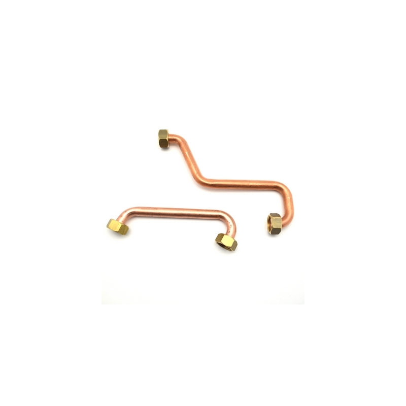 2 Tubi Rame Con Calotte Per Galleggiante 134-0316
