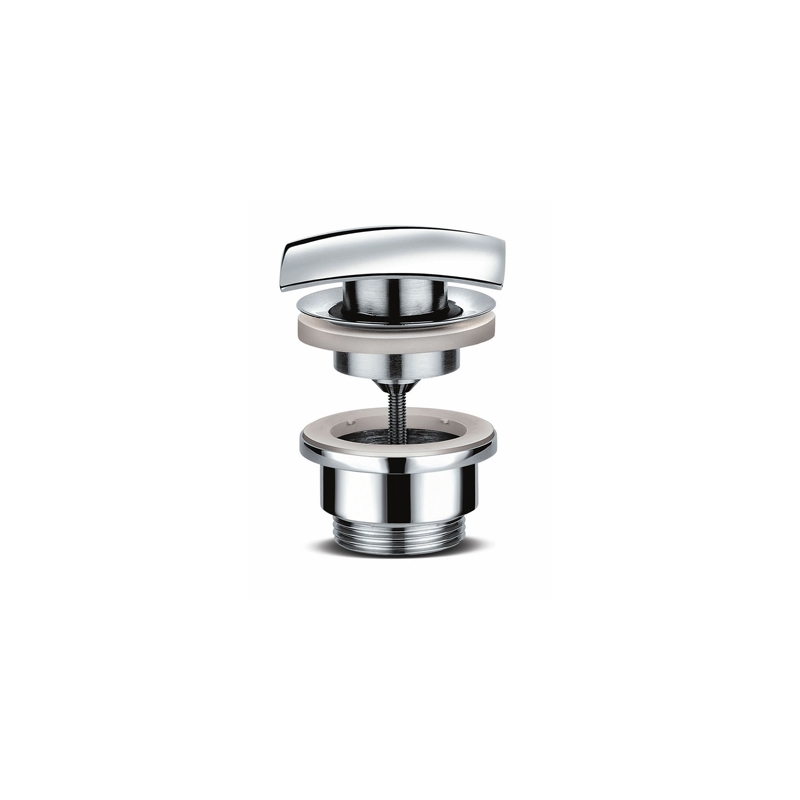 Piletta Lavabo Click-clack Tappo Quadro Lux - 1" 1/4 370-2404