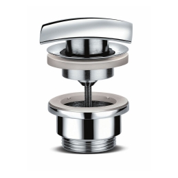 Piletta Lavabo Click-clack Tappo Quadro Lux - 1" 1/4 370-2404