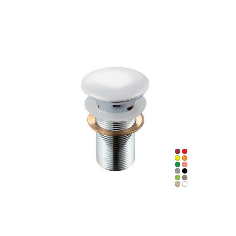 Piletta Click-clack Lavabo "fancy" Senza Troppo Pieno - Verde Mela 370-24110-VM
