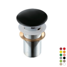 Piletta Click-clack Lavabo "fancy" Con Troppo Pieno - Rosso Mattone 370-24111-RM