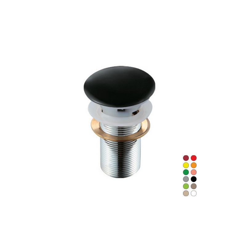 Piletta Click-clack Lavabo "fancy" Con Troppo Pieno - Salmone 370-24111-SL