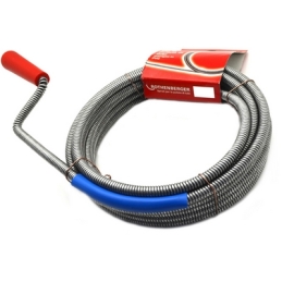 Disotturatore Sturatubi Spirale Con Manovella - Mt 5,00 X 9 Mm 370-2802-050