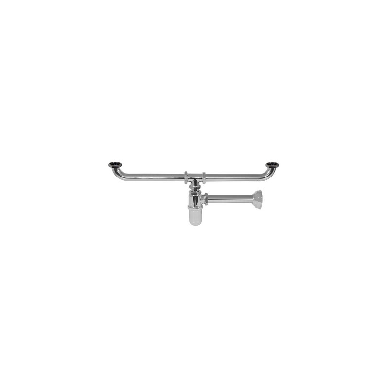 Sifone Bottiglia A Due Vie Senza Pilette - 1"1/4 370-N458-07