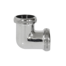 Raccordo 90° Cromato Con Due Ghiere - 1"1/4 X 32 370-N580S-07