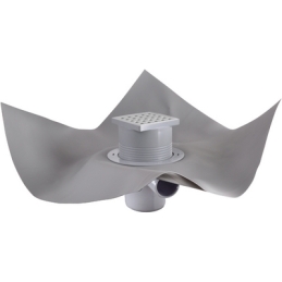Set Per Doccia A Pavimento "gully Q" Con Griglia E Foglio Tea - Foglio 1800 X 2000 Mm 370-T271-431