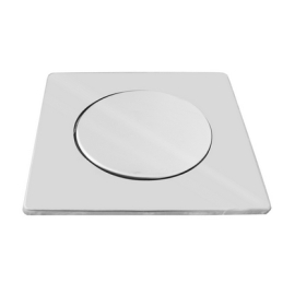 Piastra Quadra Acciaio Con Coperchio Per Griglia Pozzetti - 200x130 Mm 370-T77200