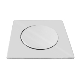 Piastra Quadra Acciaio Con Coperchio Per Griglia Pozzetti - 200x130 Mm 370-T77200
