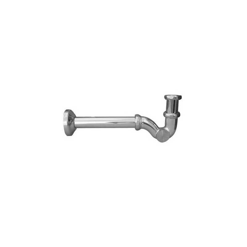Sifone Ad S Senza Piletta Con Canna Da Cm.25 Modello Lux - 1" 370-X00-06
