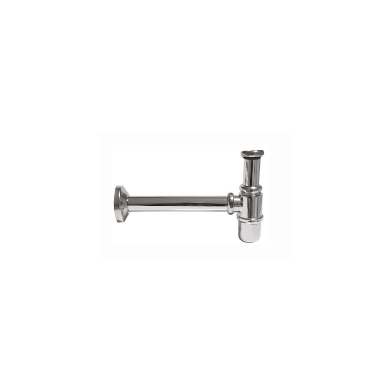 Sifone A Bottiglia Senza Piletta Con Canna Da Cm.25 Modello Lux - 1" 370-X02-06