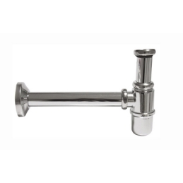 Sifone A Bottiglia Senza Piletta Con Canna Da Cm.25 Modello Lux - 1"1/4 370-X02-07