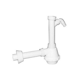 Sifone Pvc 1 Via S / Piletta E Scarico Lavatrice - 1"1/2 Diam. 40 371-322