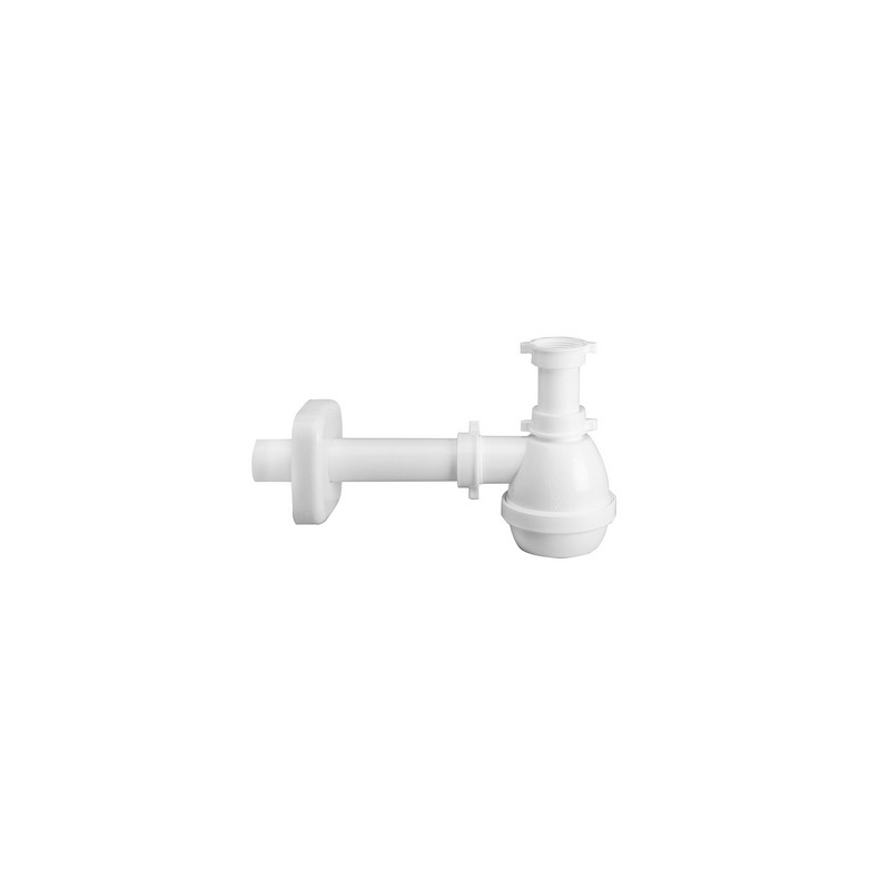 Sifone Tipo "m" Per Lavelli Inox Ad 1 Via Senza Piletta (marchio Lira) - 1"1/2 371-325