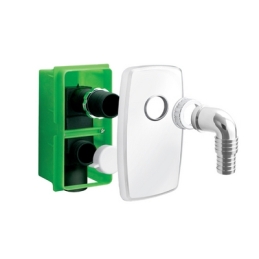 Box Da Incasso Compact Con Sifone Estraibile - Bianco 371-351-B