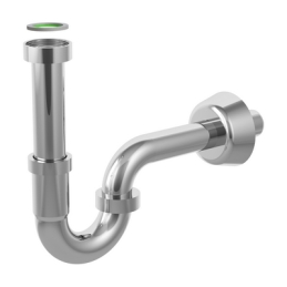 Sifone Ad S "tubular" In Abs Cromo - Scarico D. 32x300 Mm 371-B0220-C30