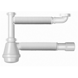 Sifone Flexybon Magnum 2 Vie Senza Piletta - 1"1/2 371-B1032-08