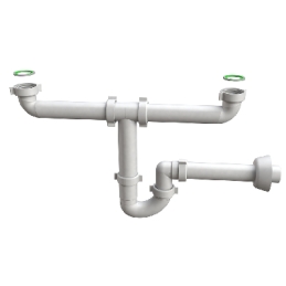 Sifone Per Lavello A Tubo "magnum" - 1"1/2 371-B1620CP-08