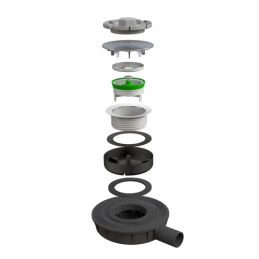 Piletta Savoisienne In Abs Coperchio Inox - Diam. 40 371-B5230IX-040