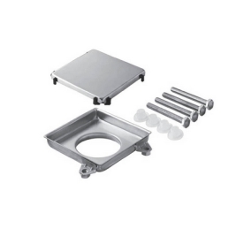 Griglia Da Pavimento In Acciaio Inox Double-face - 100 X 100 Mm 371-B6610-100