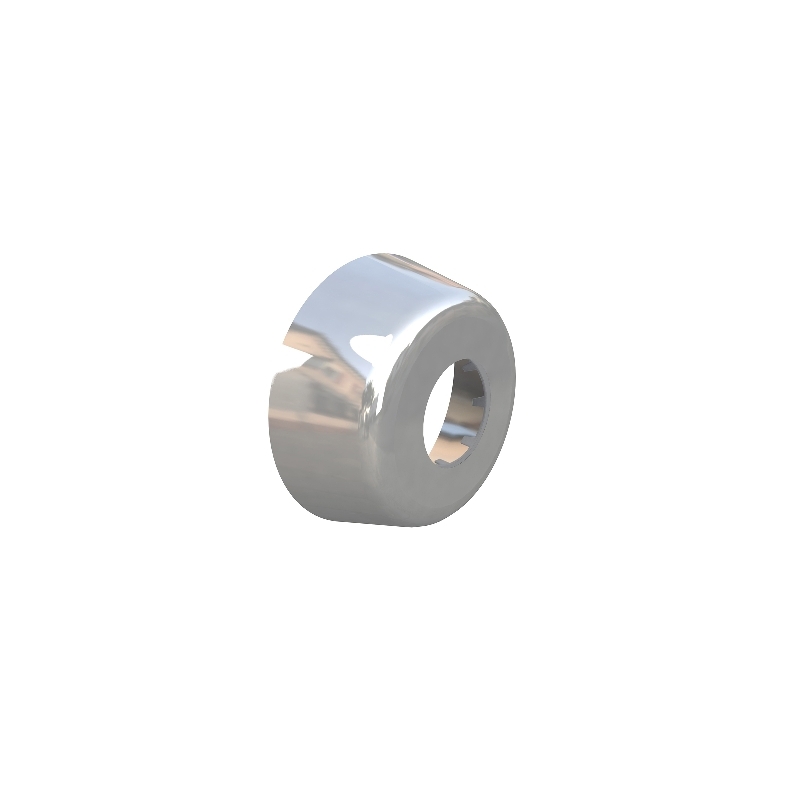Rosone Alto In Abs Cromato - Diam. 80/40 371-BRS227-8040
