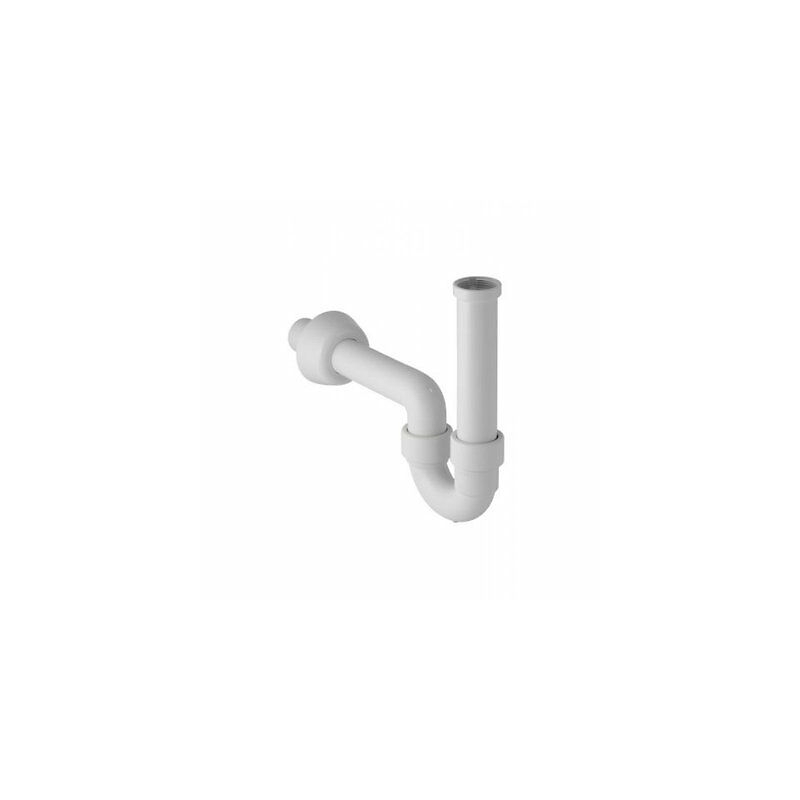 Sifone Ad "s" Per Lavabo Bianco - Diam. 40 Mm - G. 1"1/4 371-G151100-111