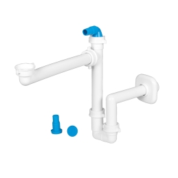 Sifone Salvaspazio Per Lavabo - 1" - 1"1/4 D. 32-40 Mm 371-LA111502